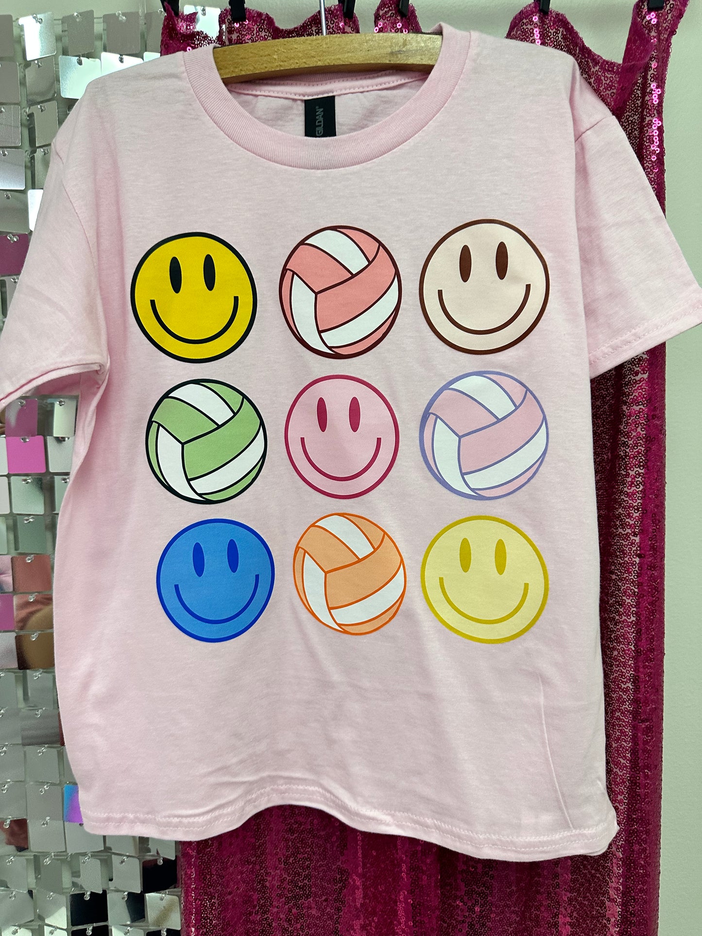 Volleyball Pink Graphic shirt