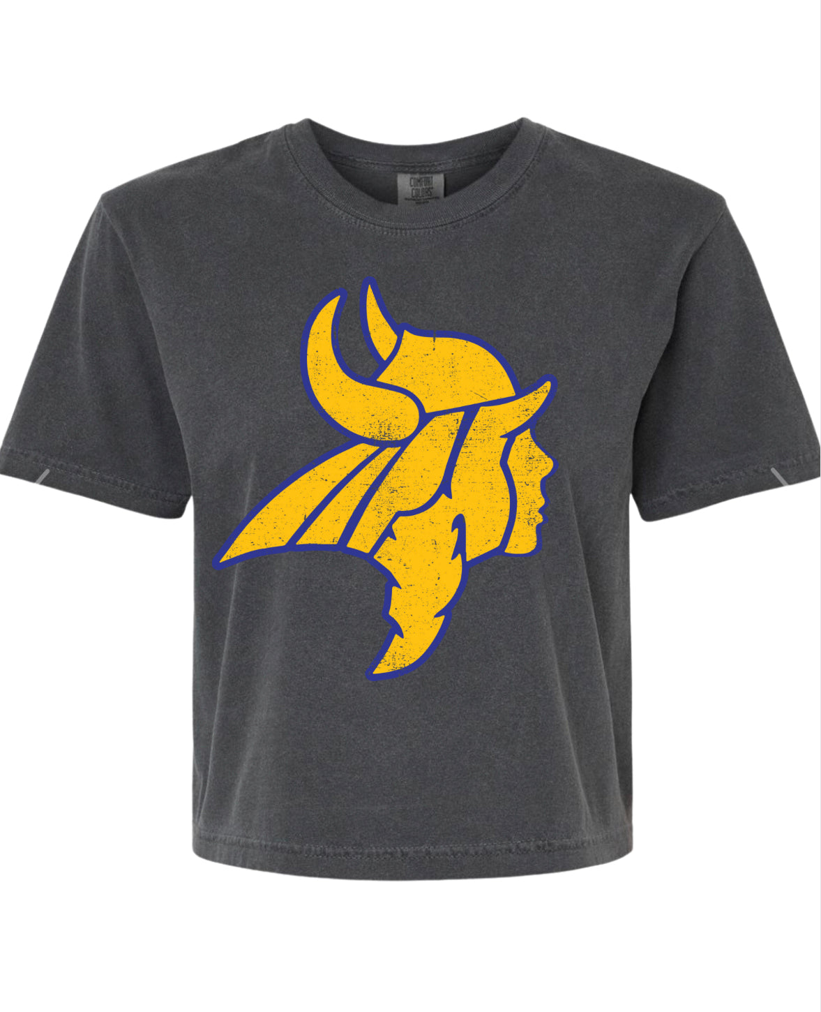 Grunge Crop Top Vikings Spirit Wear