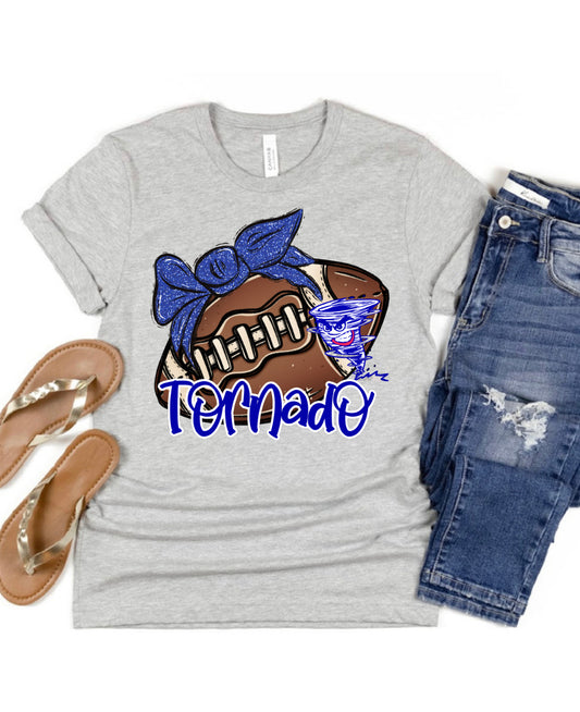 Football Bow Tornado Spirit Wear